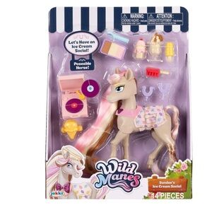 Wild Manes Sundae’s Ice Cream Social Horse Set 14 Pieces New in Box